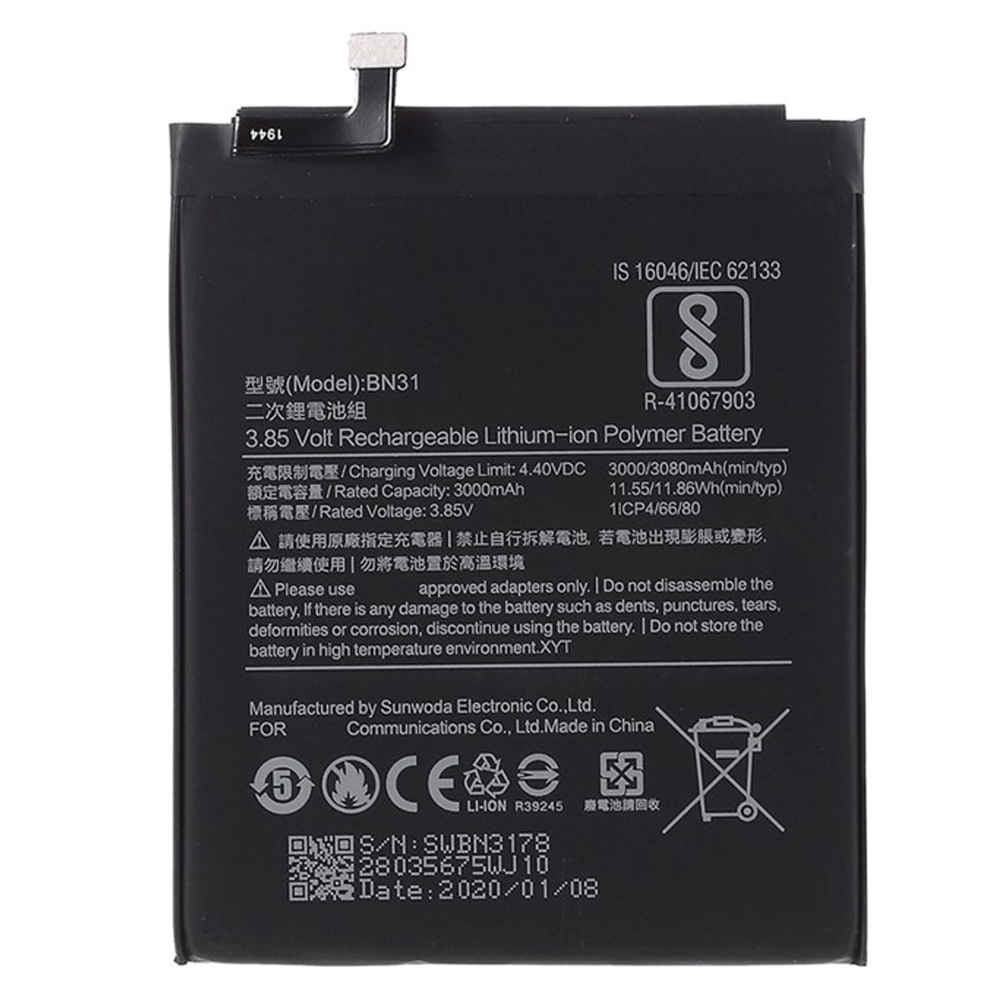 Batterie Compatible Pour Xiaomi Mi A1 (BN31)
